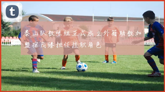 泰山队教练组正式成立外籍助教加盟宿茂臻担任挂职角色